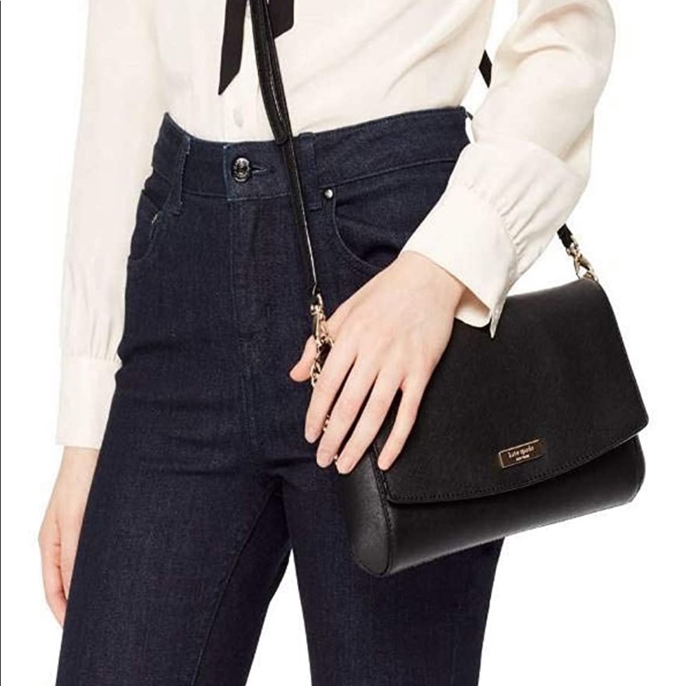 Kate Spade Laurel Way Greer Convertible Crossbody Purse in Black - Picture 9 of 12